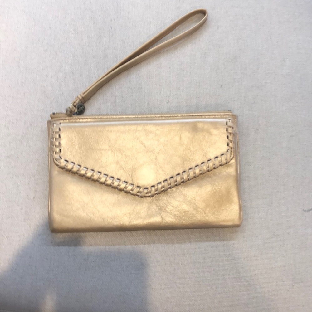 Aspen Gold Dust genuine hobo leather